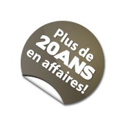 Plust de 20 ans d'expérience